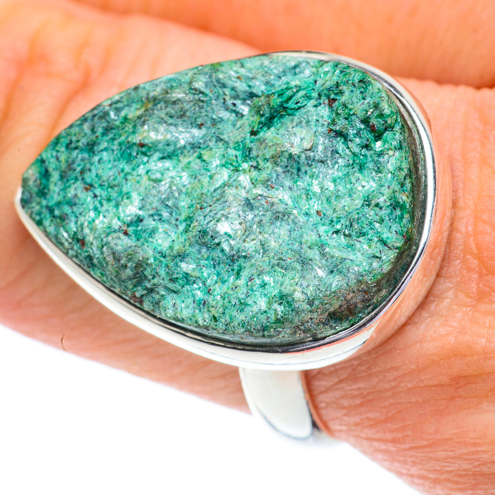 Green Fuchsite Rings handcrafted by Ana Silver Co - RING62997