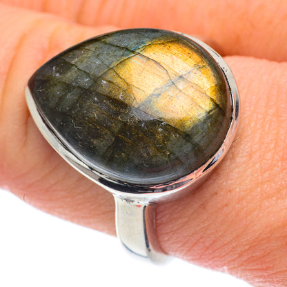Labradorite Rings handcrafted by Ana Silver Co - RING62998