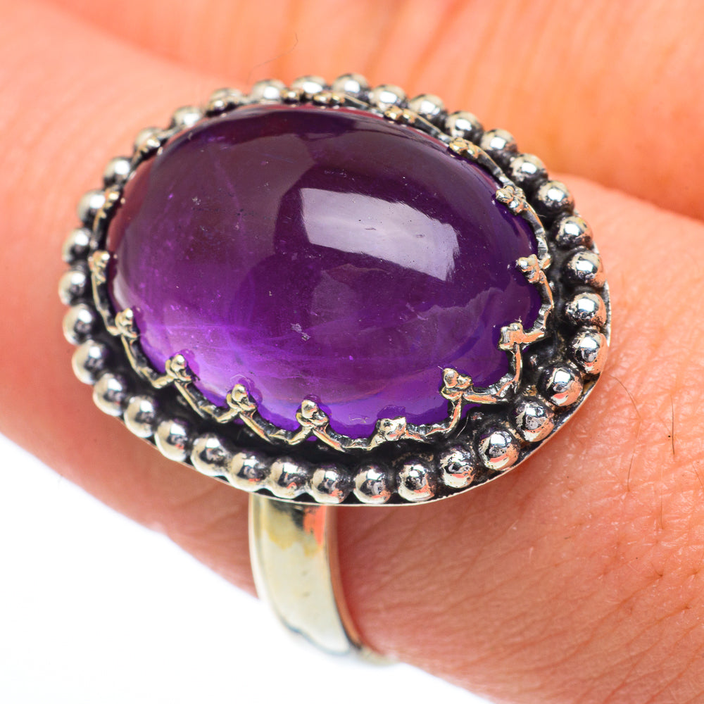 Amethyst Rings handcrafted by Ana Silver Co - RING63006