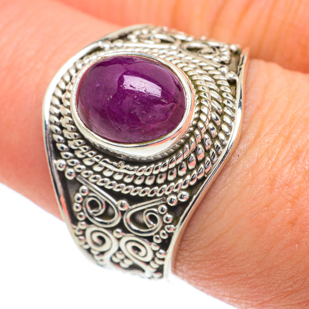 Ruby Rings handcrafted by Ana Silver Co - RING63013