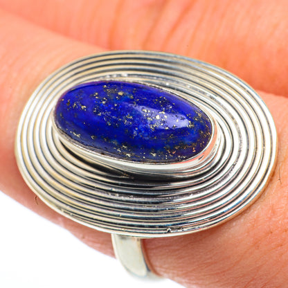 Lapis Lazuli Rings handcrafted by Ana Silver Co - RING63024