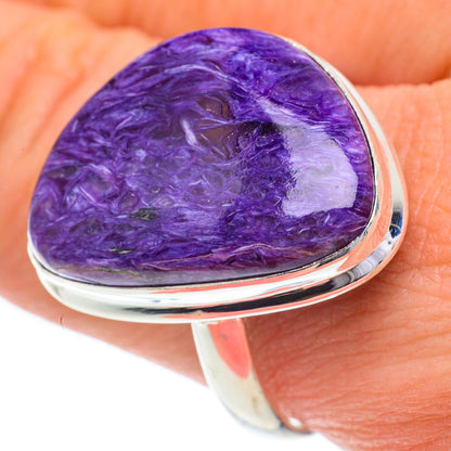 Charoite Rings handcrafted by Ana Silver Co - RING63030