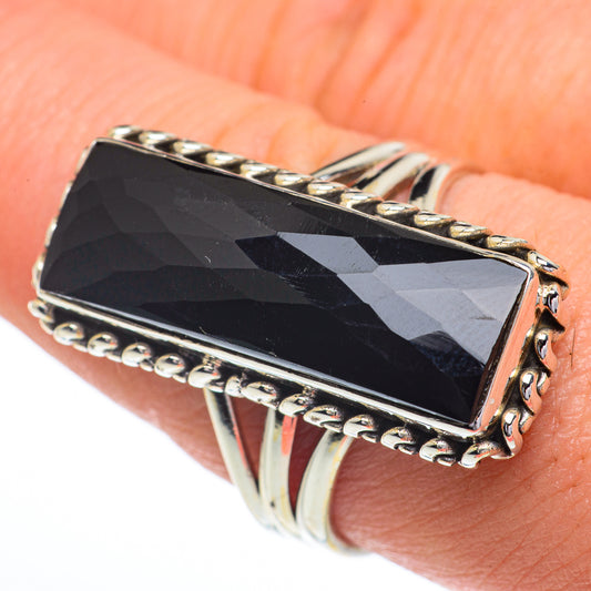 Black Onyx Rings handcrafted by Ana Silver Co - RING63031