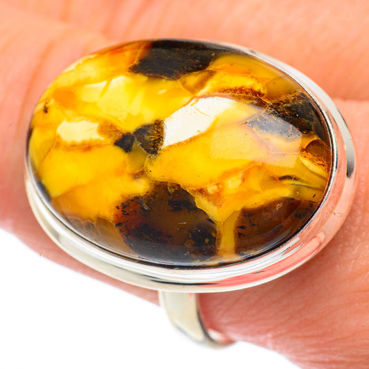 Amber Rings handcrafted by Ana Silver Co - RING63041
