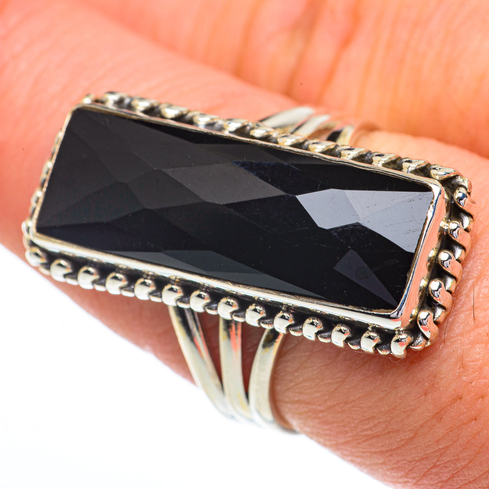 Black Onyx Rings handcrafted by Ana Silver Co - RING63046