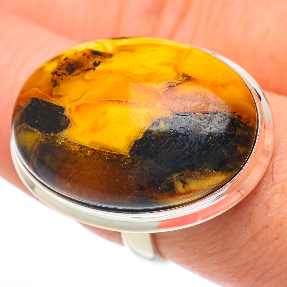 Amber Rings handcrafted by Ana Silver Co - RING63052