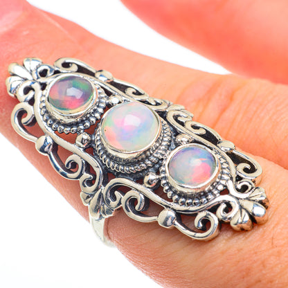 Ethiopian Opal Rings handcrafted by Ana Silver Co - RING63064