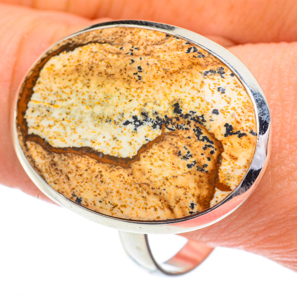 Picture Jasper Rings handcrafted by Ana Silver Co - RING63071