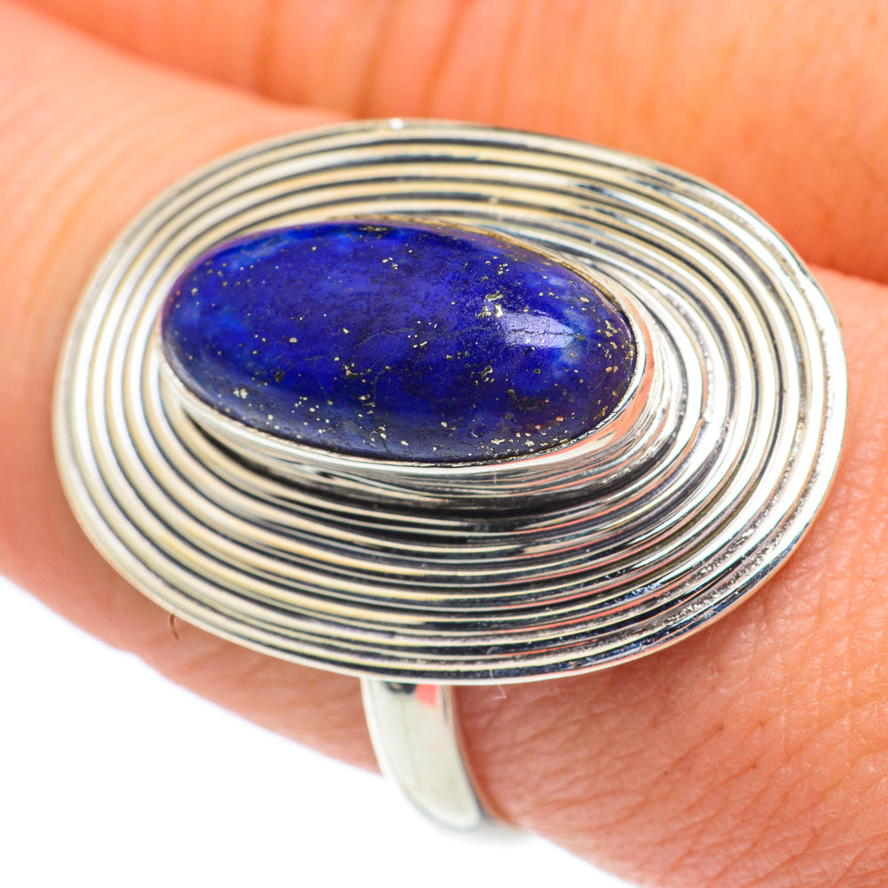Lapis Lazuli Rings handcrafted by Ana Silver Co - RING63076