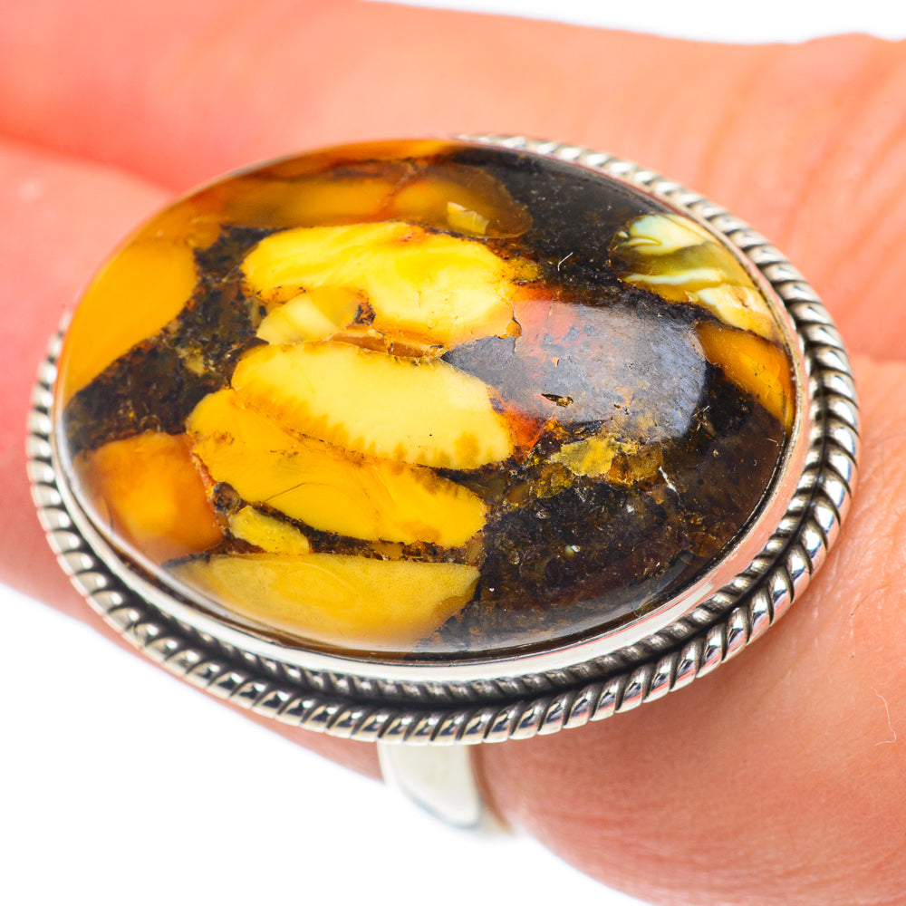 Amber Rings handcrafted by Ana Silver Co - RING63078