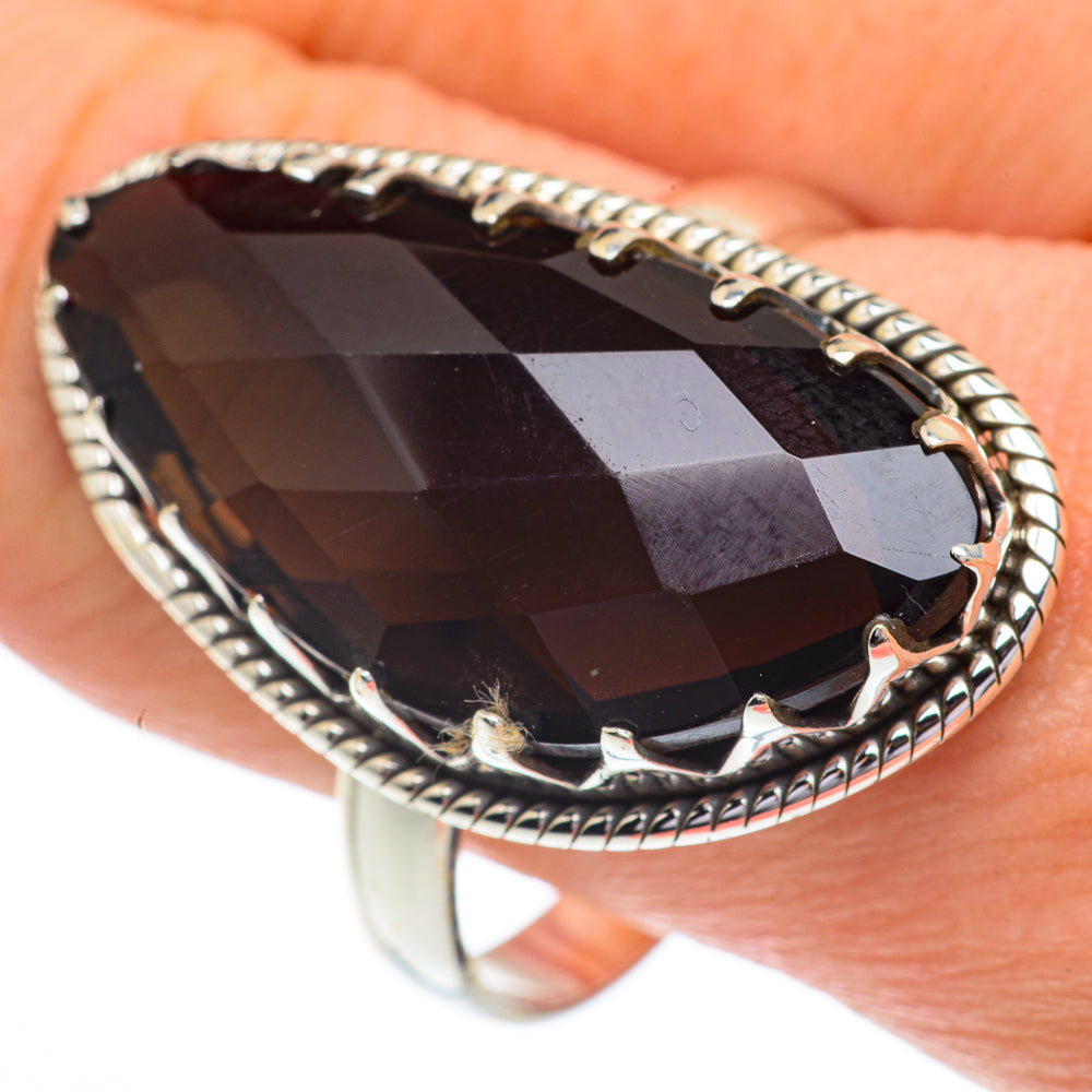 Smoky Quartz Rings handcrafted by Ana Silver Co - RING63084