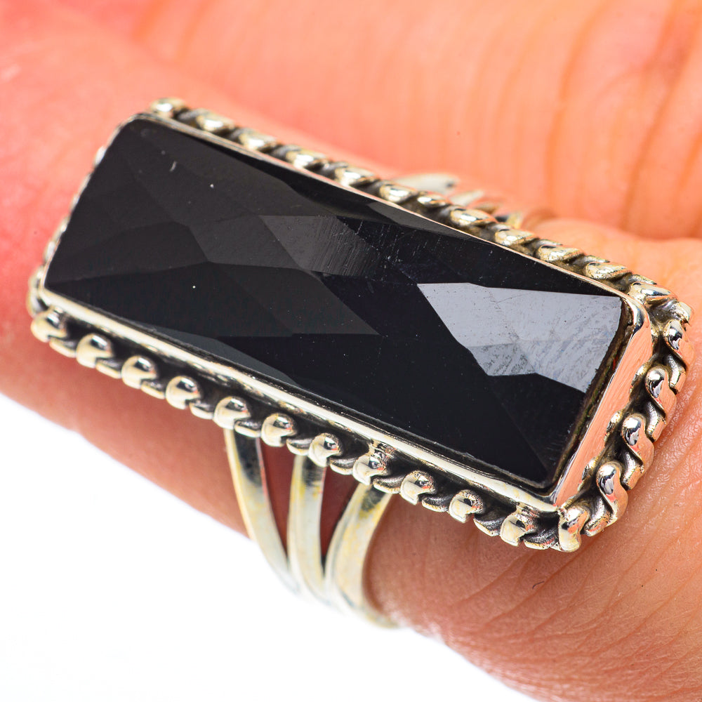 Black Onyx Rings handcrafted by Ana Silver Co - RING63090