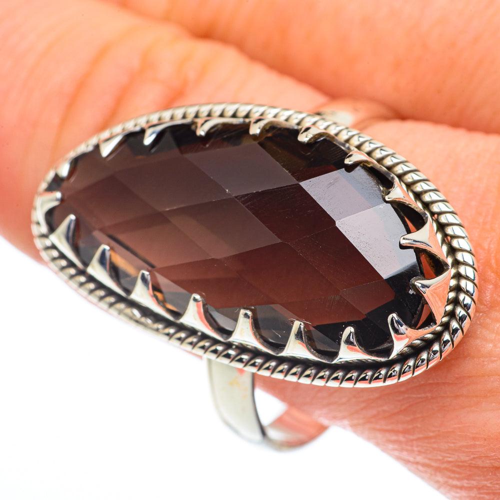 Smoky Quartz Rings handcrafted by Ana Silver Co - RING63094