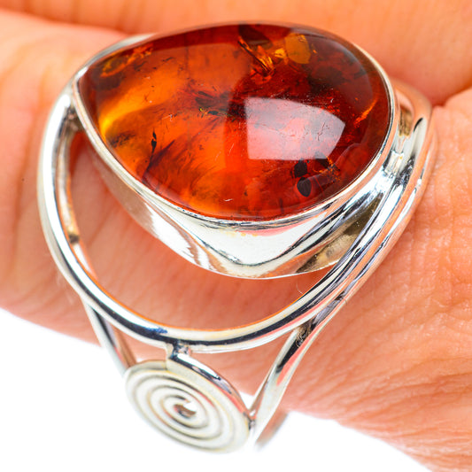 Baltic Amber Rings handcrafted by Ana Silver Co - RING63100