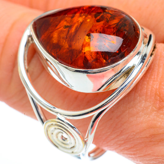 Baltic Amber Rings handcrafted by Ana Silver Co - RING63104