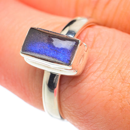 Labradorite Rings handcrafted by Ana Silver Co - RING63114