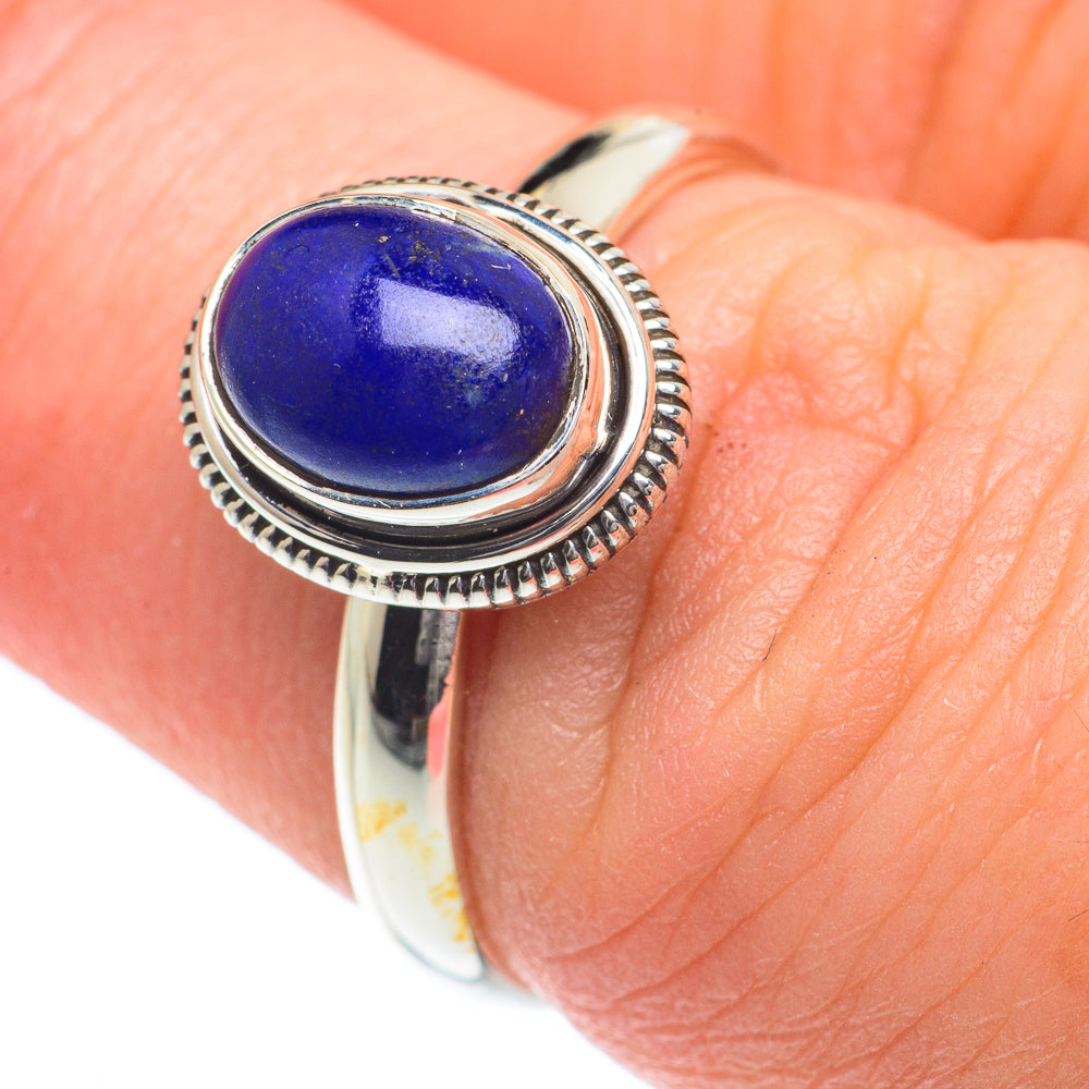 Lapis Lazuli Rings handcrafted by Ana Silver Co - RING63115