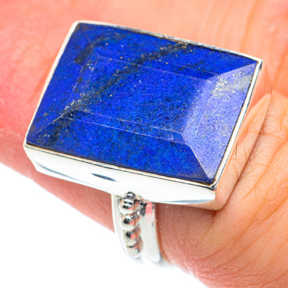 Lapis Lazuli Rings handcrafted by Ana Silver Co - RING63117