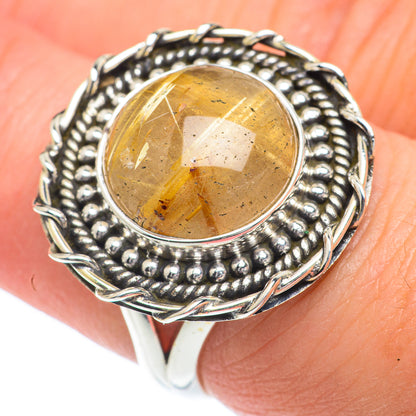 Rutilated Quartz Rings handcrafted by Ana Silver Co - RING63130