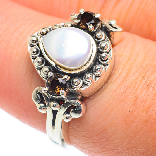 Cultured Pearl Rings handcrafted by Ana Silver Co - RING63135