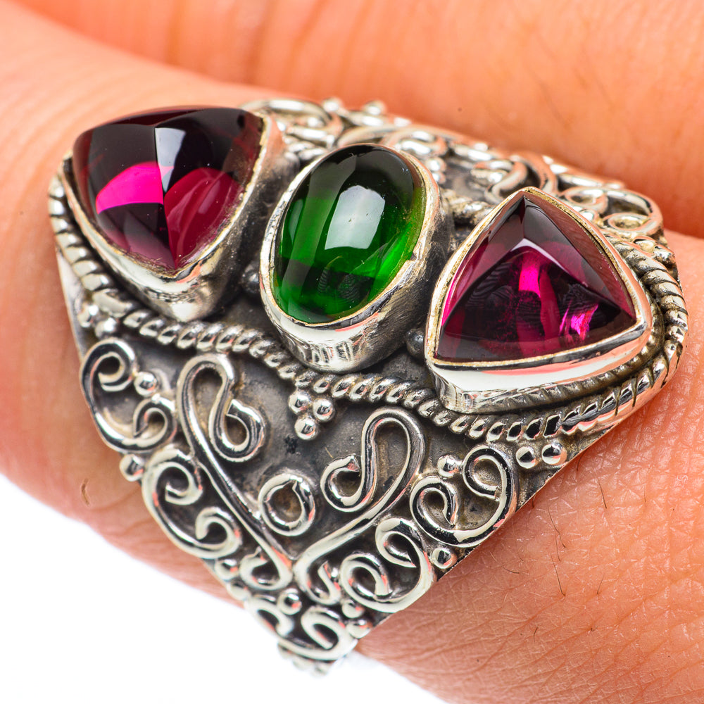Garnet Rings handcrafted by Ana Silver Co - RING63137