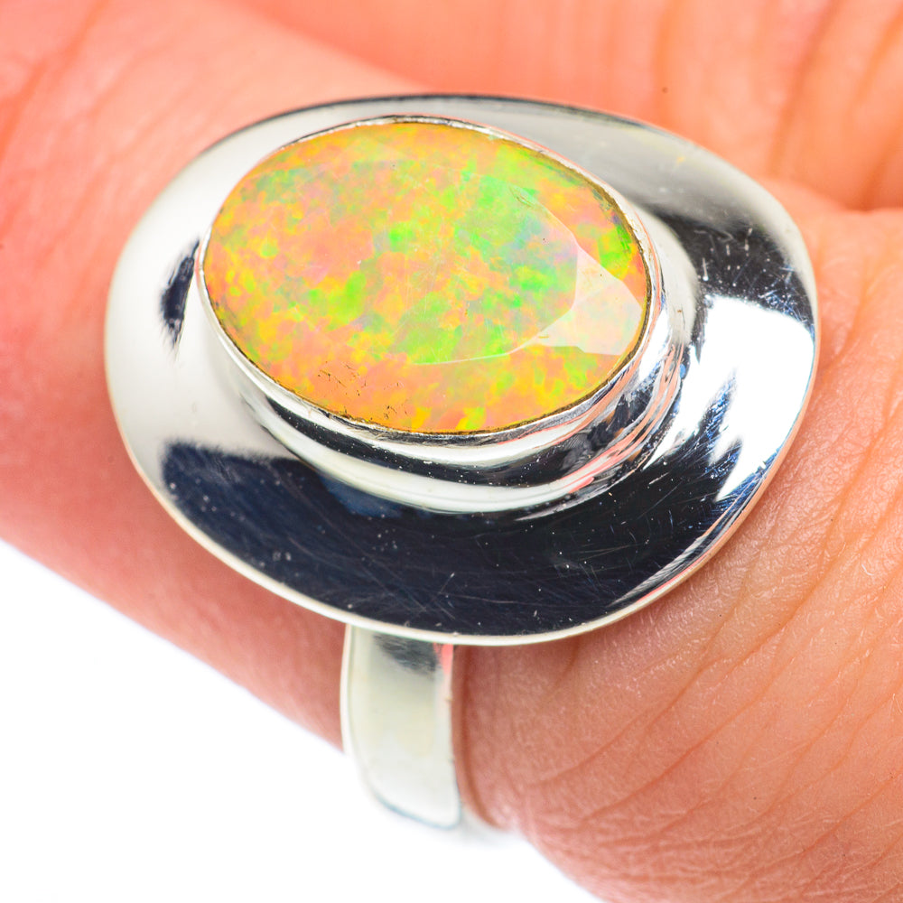 Ethiopian Opal Rings handcrafted by Ana Silver Co - RING63139