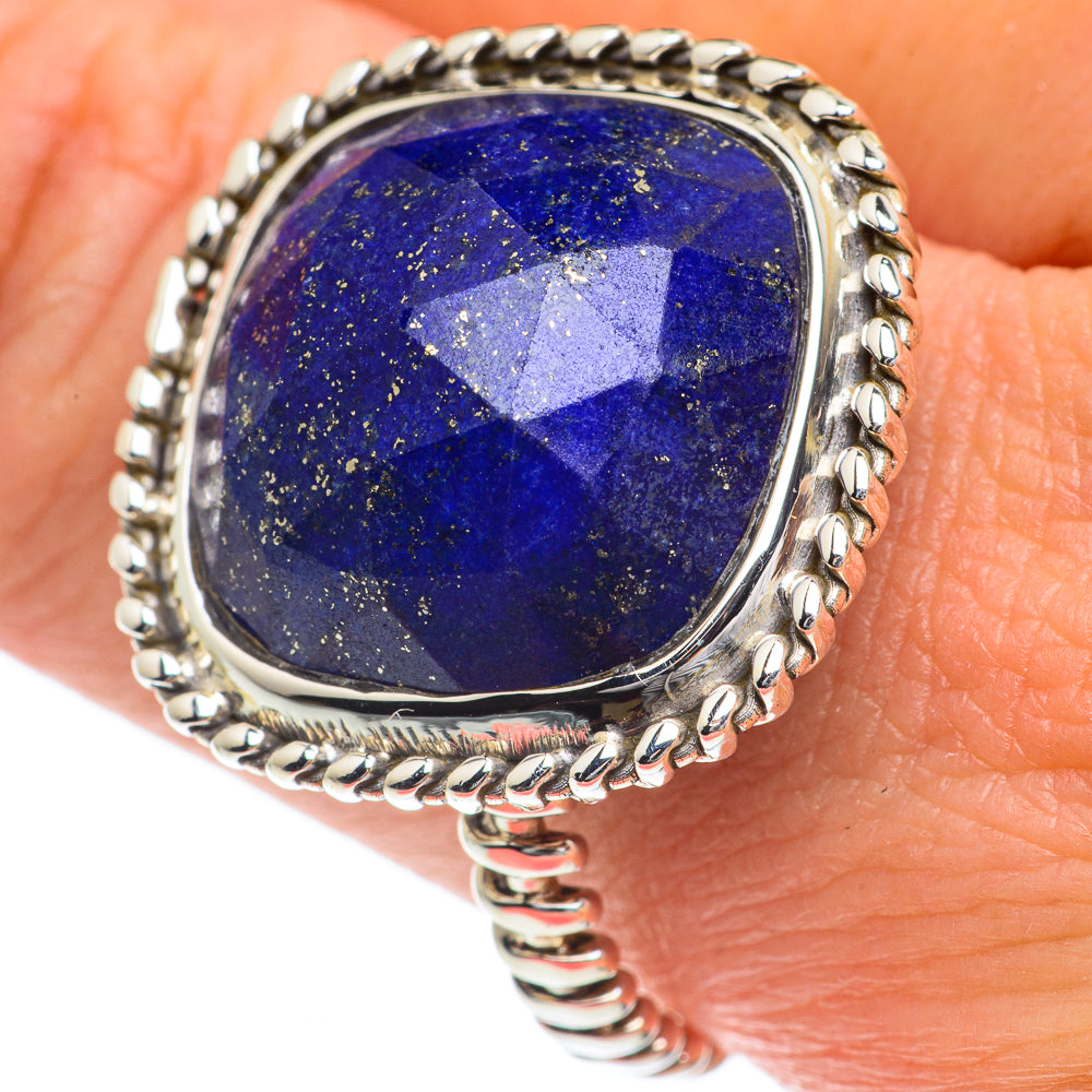 Lapis Lazuli Rings handcrafted by Ana Silver Co - RING63141