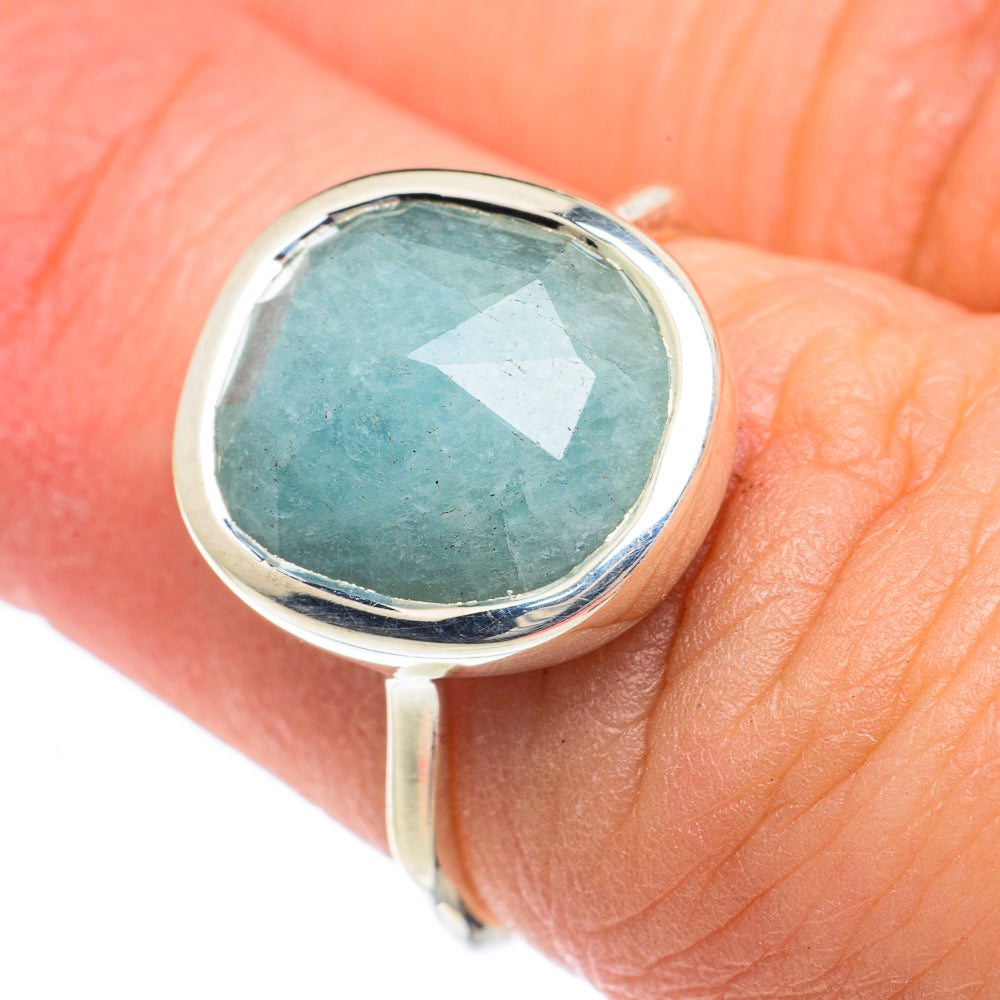Aquamarine Rings handcrafted by Ana Silver Co - RING63142