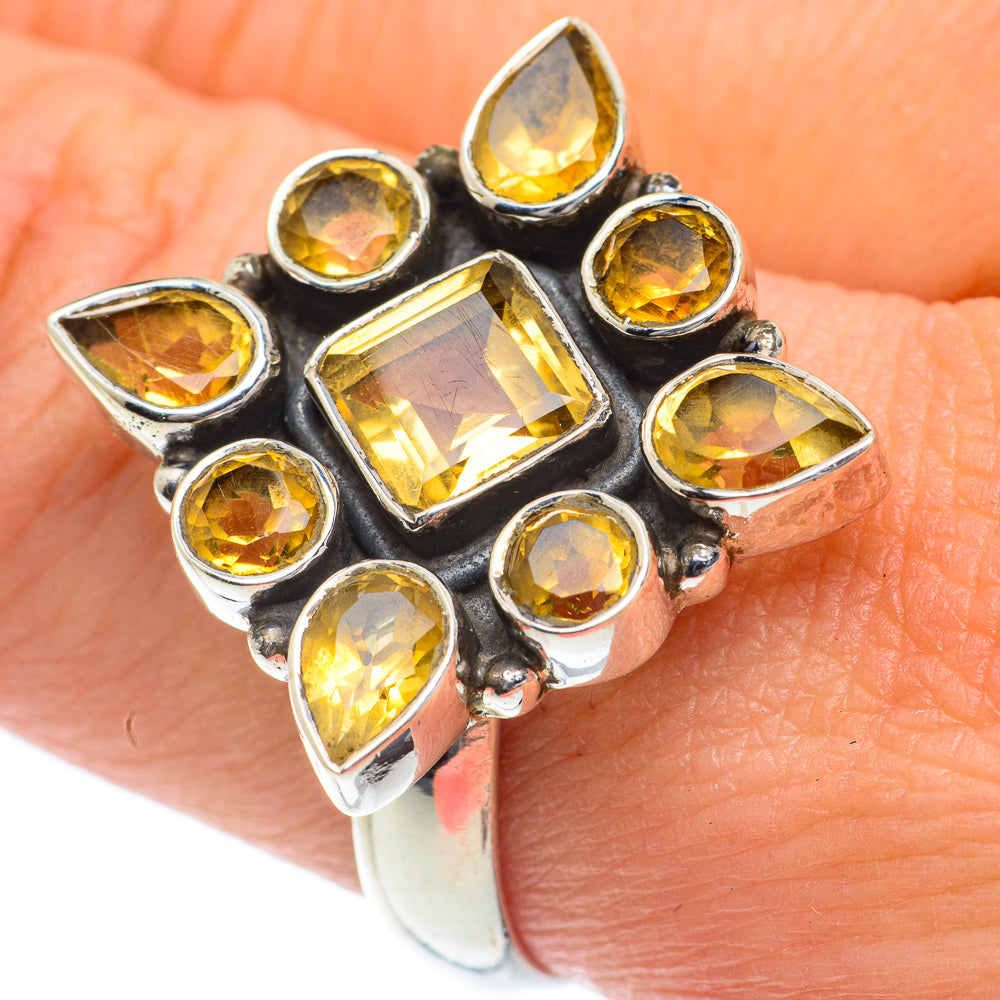 Citrine Rings handcrafted by Ana Silver Co - RING63151
