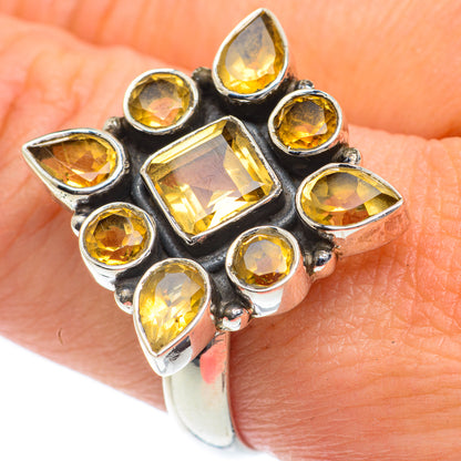 Citrine Rings handcrafted by Ana Silver Co - RING63151