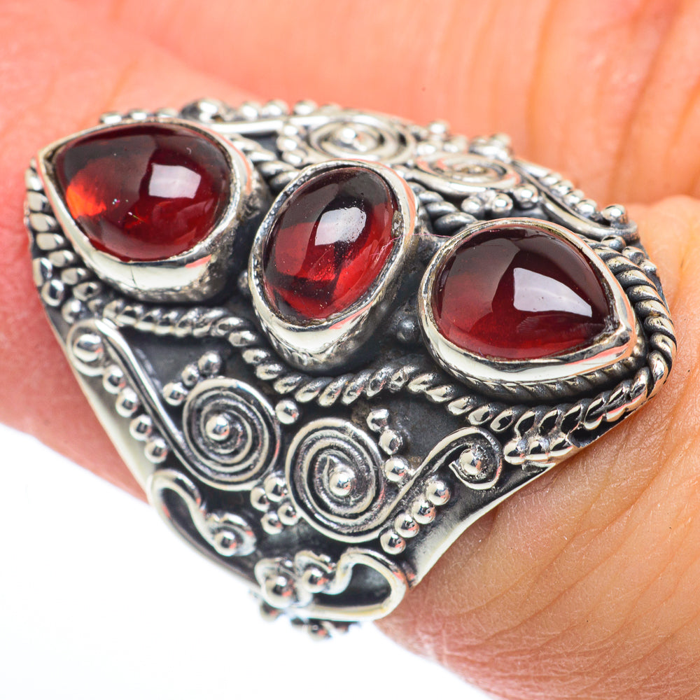 Garnet Rings handcrafted by Ana Silver Co - RING63154