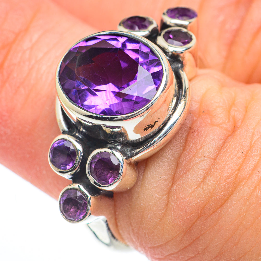 Amethyst Rings handcrafted by Ana Silver Co - RING63156