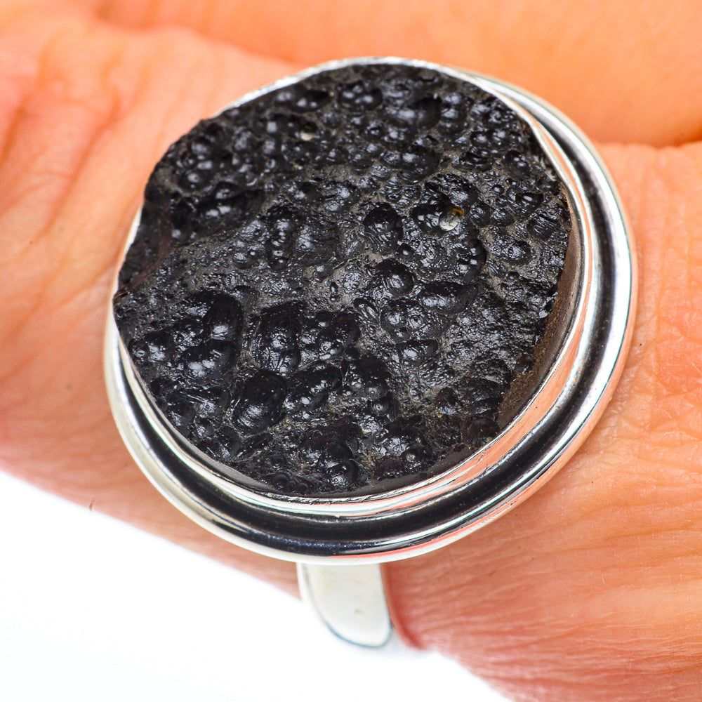 Tektite Rings handcrafted by Ana Silver Co - RING63161