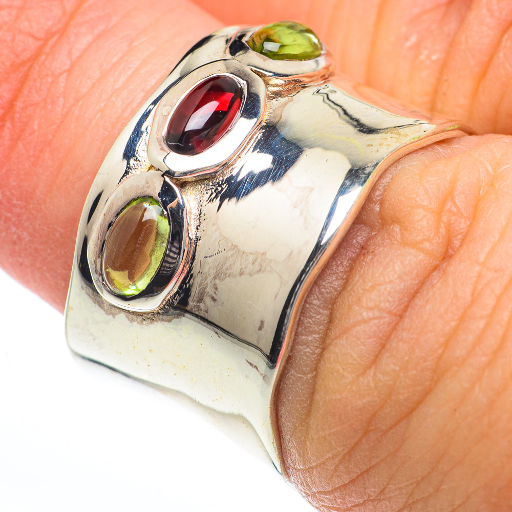 Garnet Rings handcrafted by Ana Silver Co - RING63165