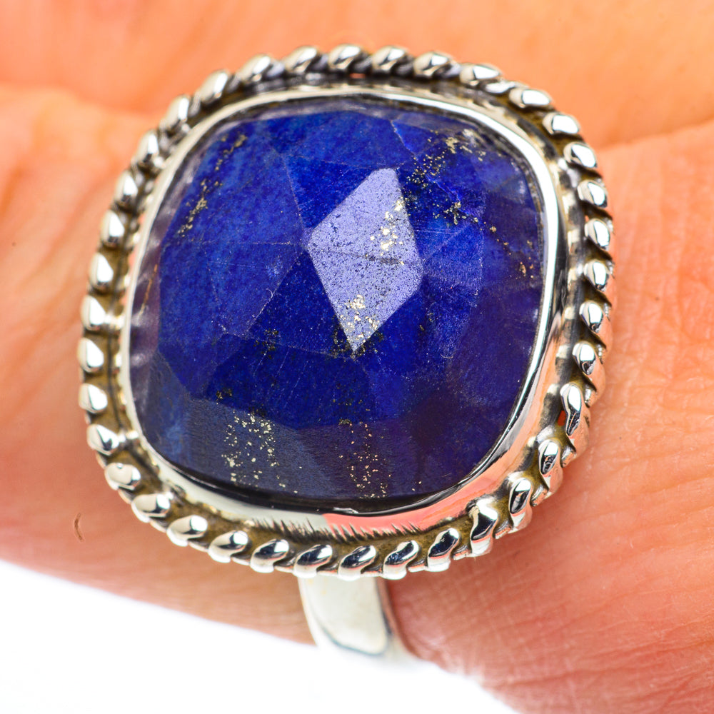 Lapis Lazuli Rings handcrafted by Ana Silver Co - RING63168