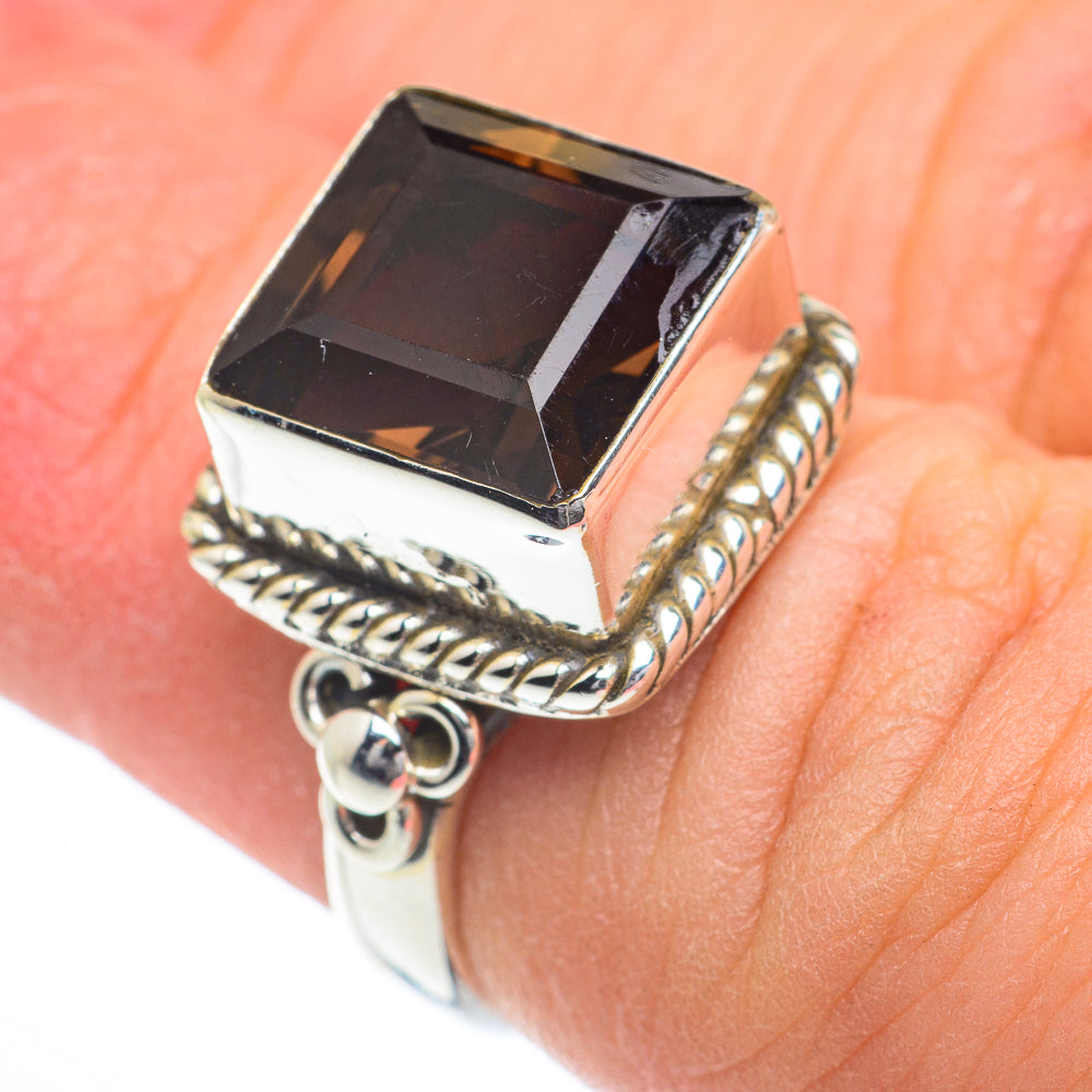 Smoky Quartz Rings handcrafted by Ana Silver Co - RING63175