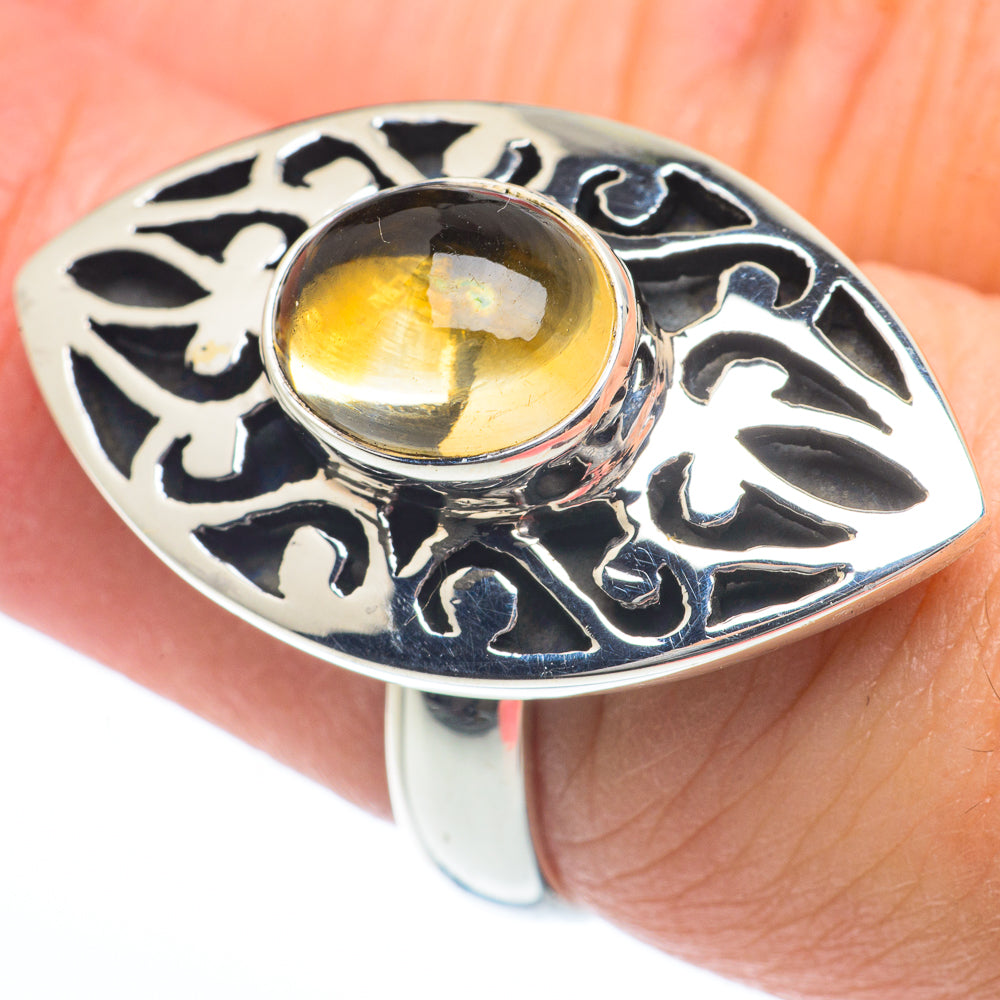 Citrine Rings handcrafted by Ana Silver Co - RING63178