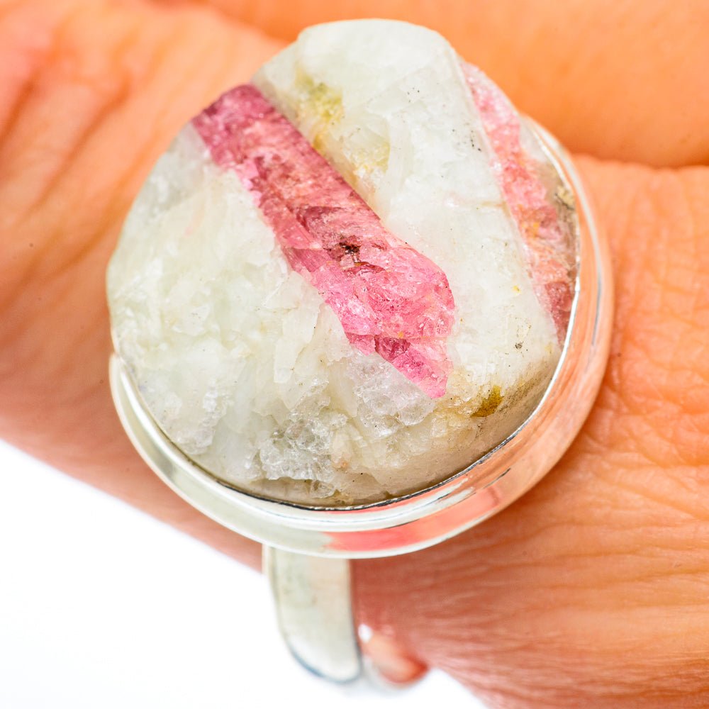 Rhodonite Rings handcrafted by Ana Silver Co - RING63179