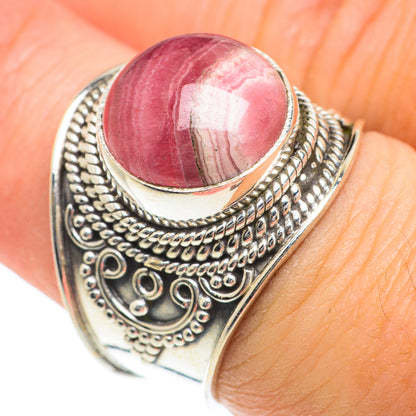 Rhodochrosite Rings handcrafted by Ana Silver Co - RING63180