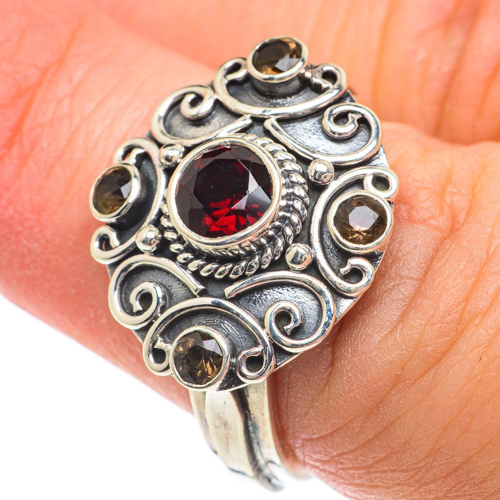 Garnet Rings handcrafted by Ana Silver Co - RING63181