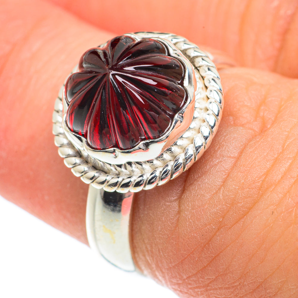Garnet Rings handcrafted by Ana Silver Co - RING63182