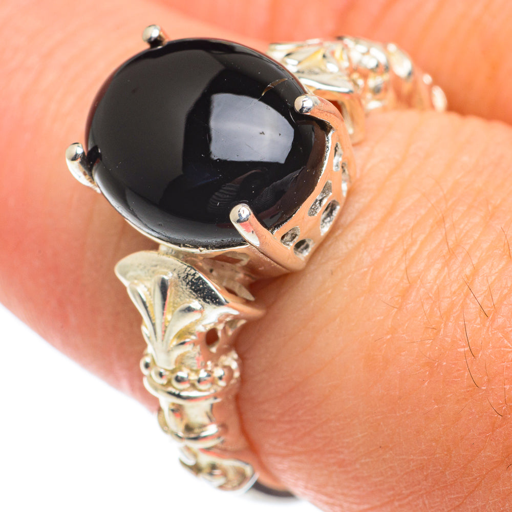 Black Onyx Rings handcrafted by Ana Silver Co - RING63187
