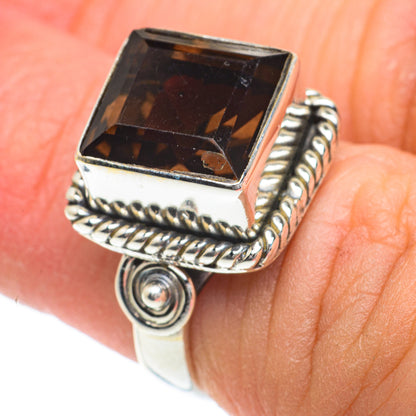 Smoky Quartz Rings handcrafted by Ana Silver Co - RING63203