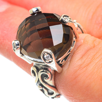 Smoky Quartz Rings handcrafted by Ana Silver Co - RING63204