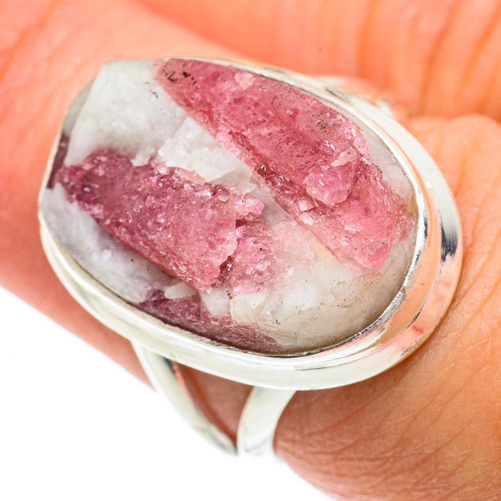 Rhodonite Rings handcrafted by Ana Silver Co - RING63207