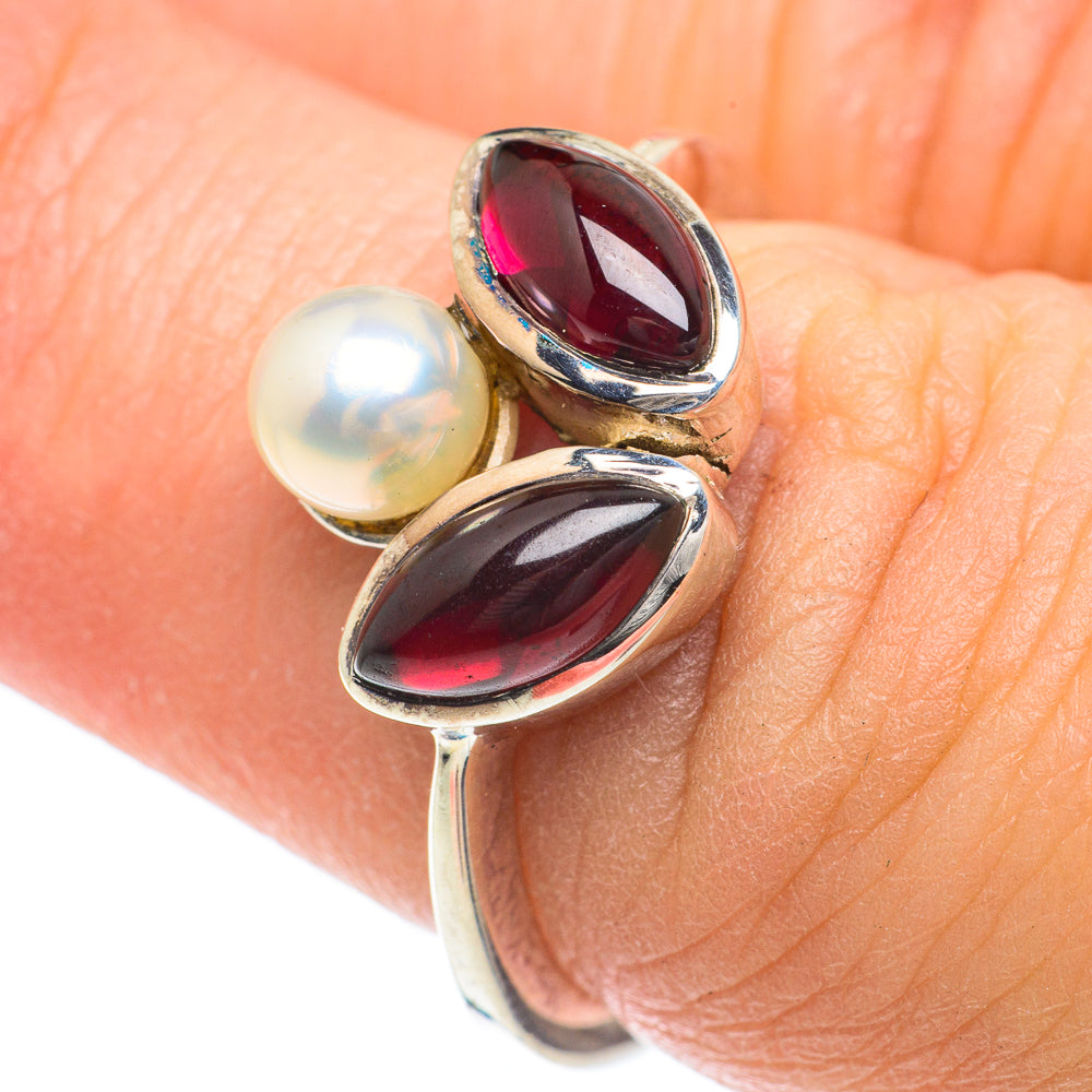 Garnet Rings handcrafted by Ana Silver Co - RING63209