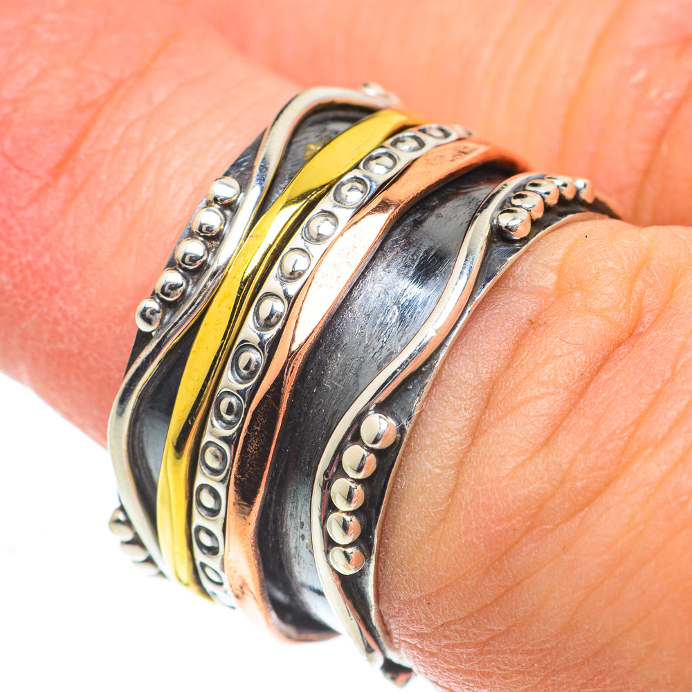 Meditation Spinner Rings handcrafted by Ana Silver Co - RING63212