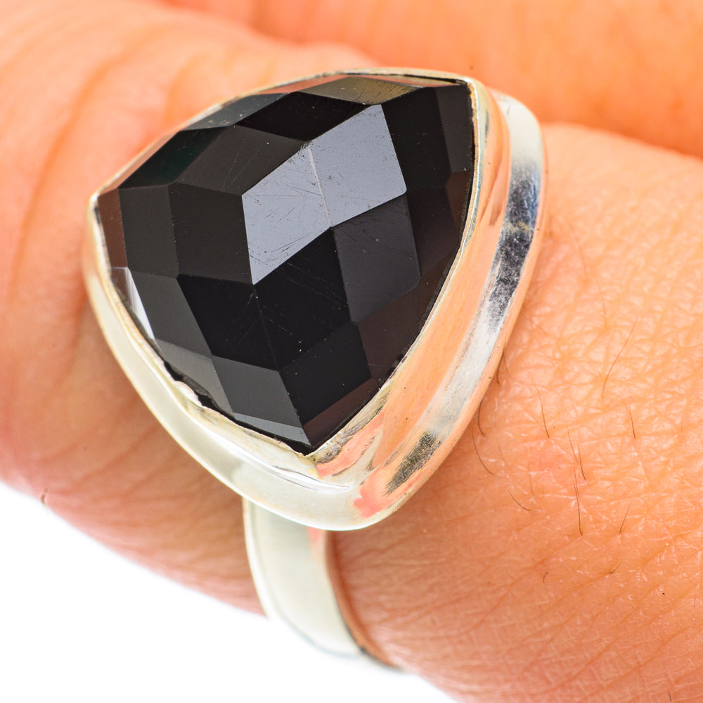 Black Onyx Rings handcrafted by Ana Silver Co - RING63215
