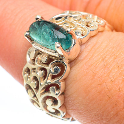 Green Fluorite Rings handcrafted by Ana Silver Co - RING63222
