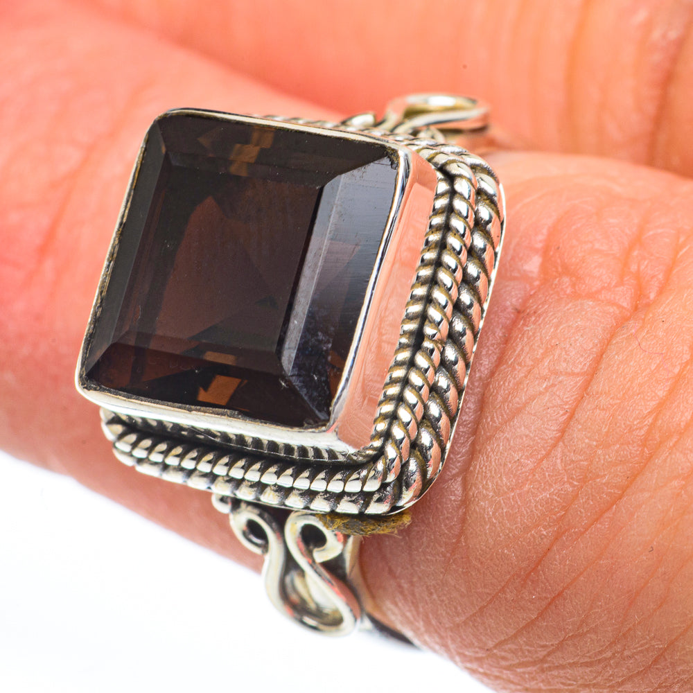 Smoky Quartz Rings handcrafted by Ana Silver Co - RING63228